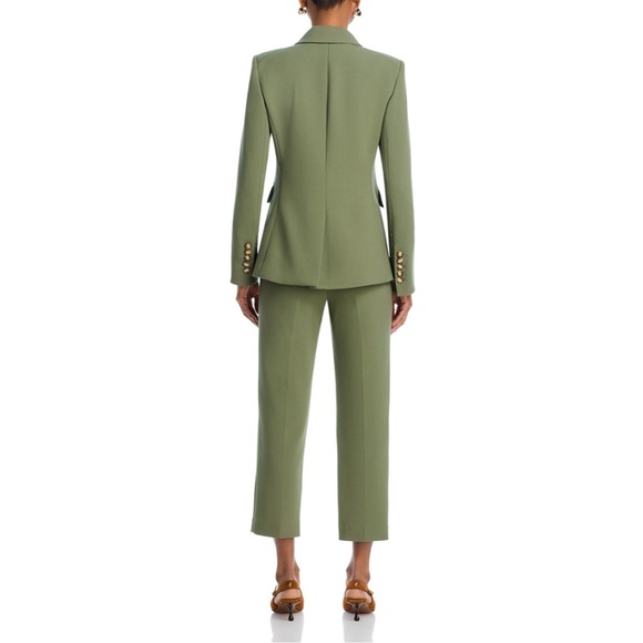 Veronica Beard Miller Dickey Blazer in Stone Army - Picture 8 of 9